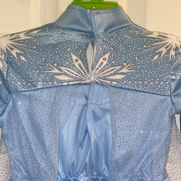 Disney Frozen Elsa Toddler Girls Halloween Costume Dress Size 2T - Picture 10 of 15